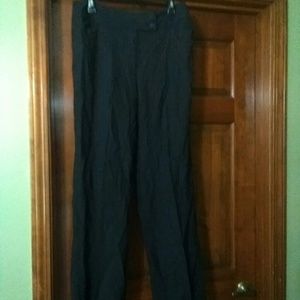 Harold's size 12 Womens  pants black pinstripe